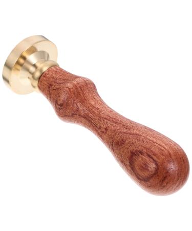 FOYTOKI 1pc Dispensing Plate Tool Invitation Envelopes Eye Shadow Seal Restoring Stamper Copper Copper Head 1 count (Pack of 1) Golden