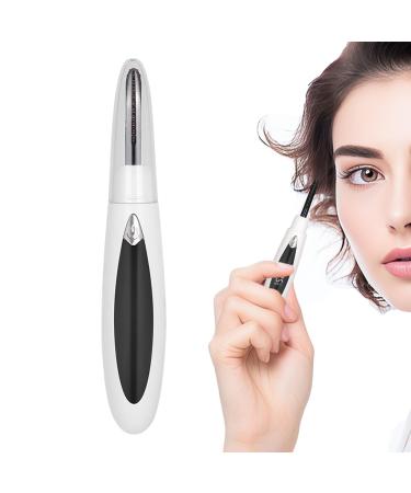Janurium Electric Eyelash Curler - Electric Heated Lash Curler Long-Lasting Rechargeable Electric Eyelash Curler with LED Display Fast Heating Lash Curlers for Dating Traveling Upgraded Eyelashes-white