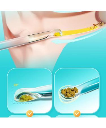 Ear Wax Removal Tool - Double Headed Soft Cleaner Spiral Reusable Extractor Gentle Silicone Pick | Efficient Ear Cleaning Accessory for Adults Kids Pets Bathroom Bedroom Home Office Shower Travel - Buy Online on GoSupps.com