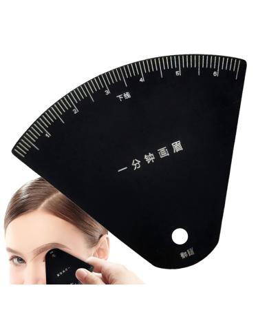 Brow Mapping - Gabarit R gle Sourcils pour Forme et Modelage - Guide de Modelage et Mesure Precis | Stencil de Maquillage pour D butantes a Domicile