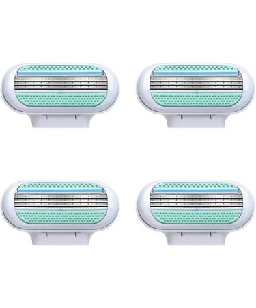  Eiaigky Venus 4-Pack Women's Razor Blades - Replacement Blades for Venus Razors - 3 Protective Pads with Moisturizer - - Buy Online on GoSupps.com