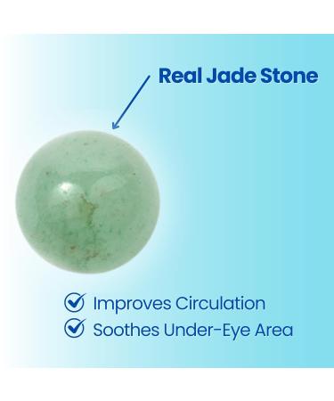 Masque Bar My Ingredients Hydrating Smoothing Under Eye Seru Jade Stone Roller Under Eye Roller for puffiness Niacinamide & Hyaluronic Acid Treat Dark Circles Wrinkles Travel Essentials 20ml - Buy Online on GoSupps.com