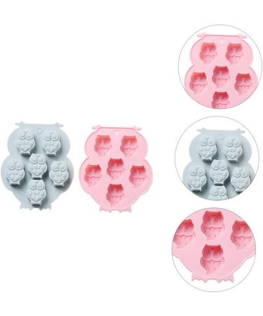 Ciieeo 2pcs Silicone Mold Clay Molds Handmade Making Mold Candy Trays Pan Cookie Baking Molds Muffin Cupcake Mold Animal Baking Spring Silicone DIY Silica Gel Chocolate Mold Self Made 12.7x10.7x1.7cm Blue - Buy Online on GoSupps.com