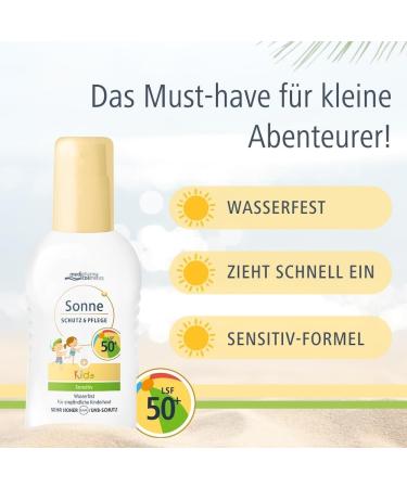  Medipharma Cosmetics Medipharma - SPF 50+ Liquid Sunscreen Spray for the Body - High Protection - Nourishing - Water-Based - Sensitive Skin - 200 ml - Buy Online on GoSupps.com