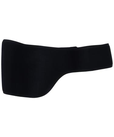 OTC Adjustable Compression Thigh Wrap Wrap-Around Straps Hamstring Quad Support Sleeve for Men and Women Black Short