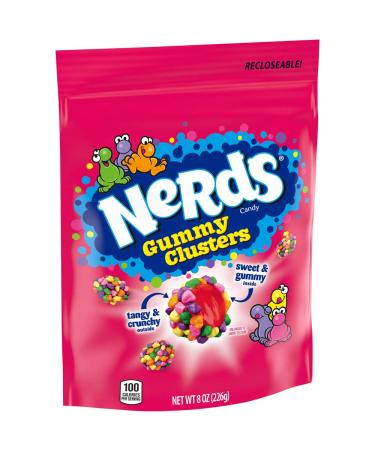 Nerds Gummy Clusters 8 oz - Delicious Gummy Candy Treats - Buy Online on GoSupps.com