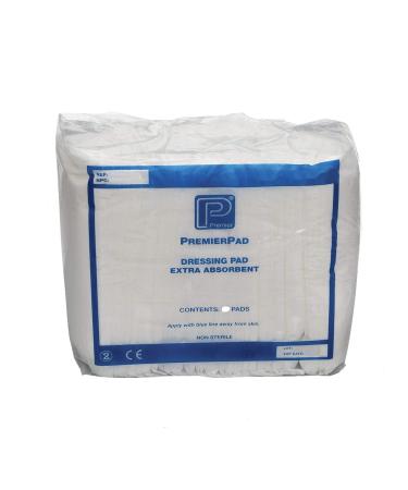 Premier Pad Dressings Non-Sterile 20 x 20cm 25 pads 25 Count (Pack of 1)
