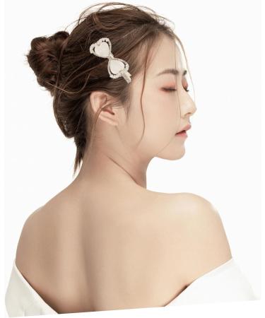minkissy Hairpin Bling Hair Clip Minimalist Hair Clips Sparkling Hair Clip Glitter Heart Barrette Geometric Hair Pin Bowknot Hair Barrette Fashion White Rhinestones Miss Trinkets - Buy Online on GoSupps.com