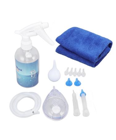 Fabul Ear Wash Bottle System 500ml Reliable Ear Wax Removal Tool Kits 3 Reusable Home Blue Tips for Adults
