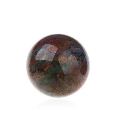 NKlaus Natural Jasper Fancy red-brown-green approx. 30 mm spherical shape unique gemstone 14907
