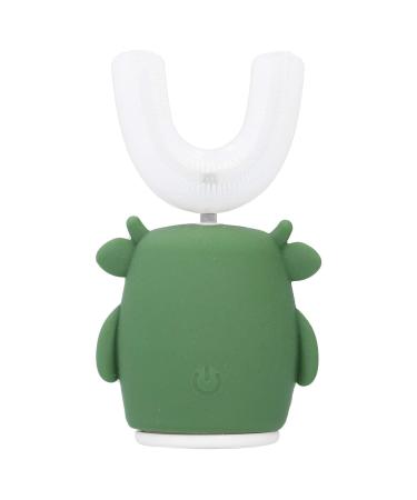 Buy Sustainable Electric Children's Toothbrush - Waterproof Cartoon Design for Kids | Travel-Friendly Oral Care in Green - Buy Online on GoSupps.com