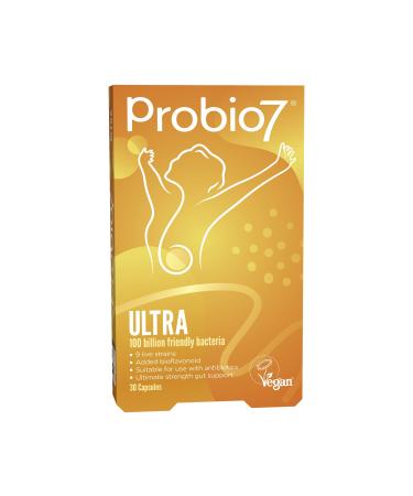 Probio7 Ultra | 100 Billion CFU | Bioflavonoid | Digestive Health | for Men and Women 30 Count (Pack of 1)