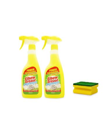 Elbow Grease 2x500ml All Purpose Kitchen Laundry Household Degreaser Cleaner Spray Single