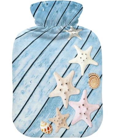 NAANLE SEESTERS 2L Transparent Hot Water Bottle with Cover - Perfect for Bed Hand & Feet Warmer Pain Relief & Heat Therapy - Buy Online on GoSupps.com