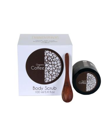 Nature's Absolutes Organic Coffee Scrub | Natural & Cruelty-Free Exfoliating Body Scrub | Vegan Hydrating Skin Care for Healthy Skin (3.3 oz) - International Shipping Available - Buy Online on GoSupps.com