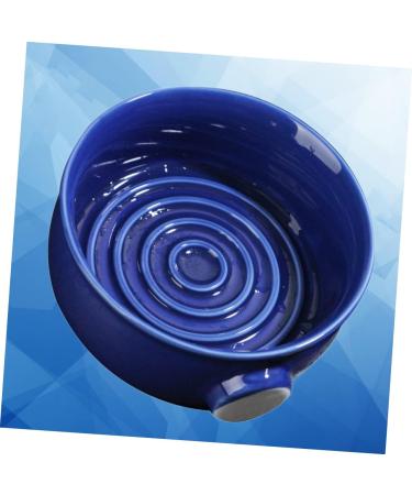 Buy Minkissy Antique Shaving Soap Bowl - Vintage Ceramic Travel Container for Shaving Foam & Razor Brush - Buy Online on GoSupps.com