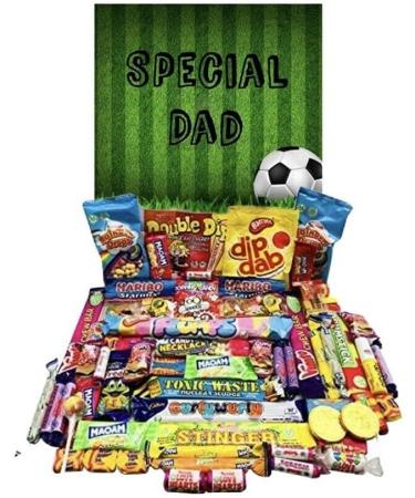 Special Football Dad Pick N Mix Ultimate Retro Sweet Box Candy Hamper Birthday Present Daddy Chocolate & Sweet Box - Buy Online on GoSupps.com