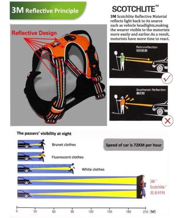 WINHYEPET True Love Dog Harness No-Pull Reflective Pet Harness - Adjustable Padded Vest for Small, Medium, Large Dogs - Easy Control Handle - Blue (Size S) - Buy Online on GoSupps.com