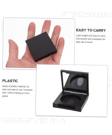 Beavorty Eyeshadow Palette 20 pcs with Sub Pallette Girls Organizers Vials Refillable Powder Clear Lipstick Aging Eye Highlighters 5x5cmx5pcs Blackx5pcs - Buy Online on GoSupps.com