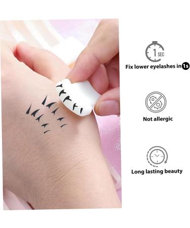 Eyelash Stamp for Beginner 1 Pair DIY Natural Long Eyelash Stencil Lasting Lower Lash Stamp for Makeup Eyelash Stamps Tool for Women Girls White Style 1 - Buy Online on GoSupps.com