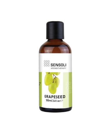 Huile de p pins de raisin 100 ml Huile hydratante naturelle non parfum e pour soins des cheveux et du corps dans un flacon en verre marron Graines de raisin.