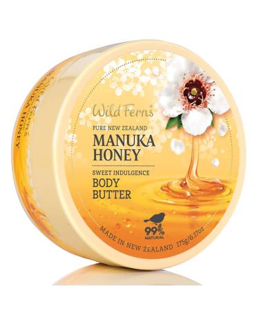 Wild Ferns Manuka Honey Sweet Indulgence Body Butter  99% Natural  175 grams