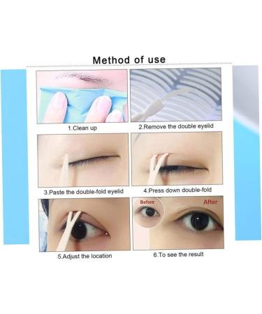 Double Eyelid Sticker Natural Breathable Eyelid Shadow Pad Makeup Tool Wide 72Pairs eyelid sticker  - Buy Online on GoSupps.com