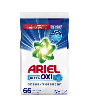 Ariel, with Ultra Oxi, Powder Laundry Detergent, 66 loads, 105 oz