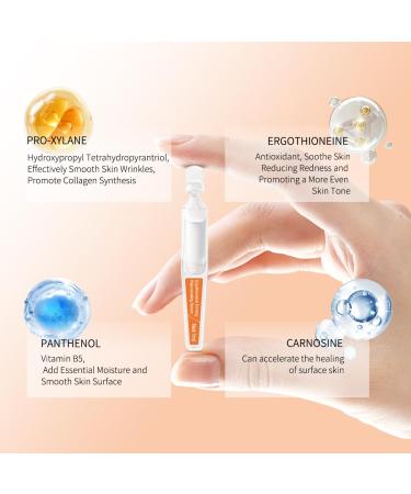 Ergothioneine Firming Serum Ampoules - Hydrating & Repairing Formula with Centella Asiatica & Vitamin B5 - 30 Pcs for All Skin Types - Buy Online on GoSupps.com