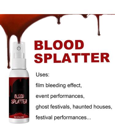  Dioche Dioche Halloween Makeup Wax Kit Realistic SFX Effects for Burns Cuts Wounds Danger Material with Fake Blood Gel Scar (Set of 3: 60ml Plasma Spray) - Buy Online on GoSupps.com