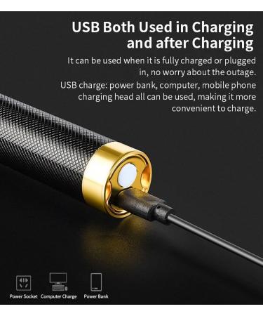 Professional Hair Clippers for Men - T9 Rechargeable Adjustable Cordless Trimmer - Gold Barber Haircut Tool - Buy Online on GoSupps.com