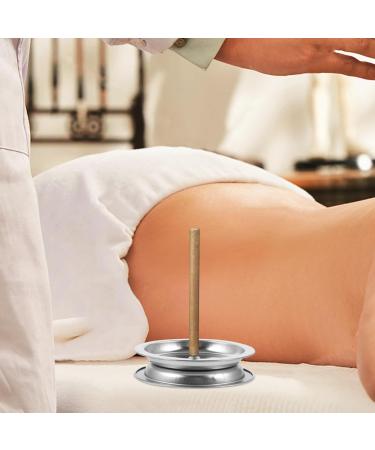 Fomiyes 2-Piece Moxibustion Stick Burner | Stainless Steel Base for Moxa Sticks | Incense Holder Frame - Buy Online on GoSupps.com