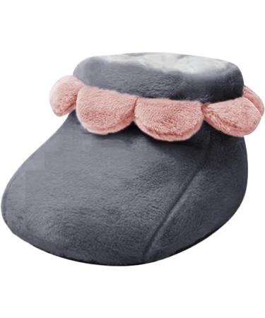 Loviver Electric Heated Foot Warmers - Soft USB Non-Slip Heated Pads for Home & Office Perfect for Feet & Hands - Gray - Buy Online on GoSupps.com