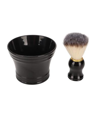 Luxury Razor Brush with Smooth Handle - Large Capacity Bowl | Perfect Gift for Men | Durable Plastic & Artificial Bristles - Buy Online on GoSupps.com