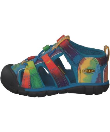 KEEN Unisex Kid's Seacamp 2 CNX-Baby Sandal - Vivid Blue Tie Dye - Size 3 UK Child - Buy Online on GoSupps.com