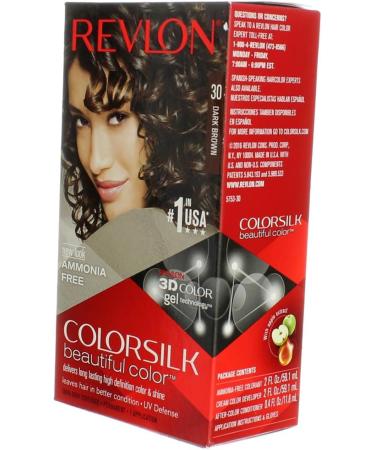 ColorSilk Beautiful Color 30 Dark Brown by Revlon - Buy Online on GoSupps.com