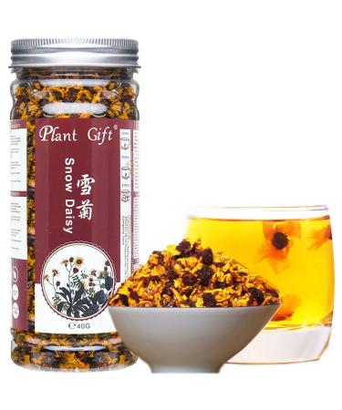 Plant poison kunlun snow daisy tea snow-geose tea snow chrysantheme tea Chinese natural flora herbal tea help low blood pressure weight loss 40g/1.4oz 40g-Kunlun Snow Daisy - Buy Online on GoSupps.com