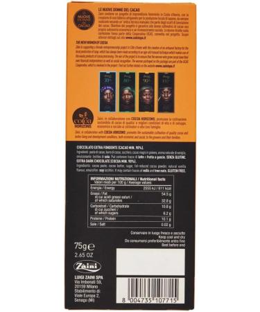Backpacks Chocolate Bar Dark Chocolate 90% Cocoa 75g (Pack of 6) - Buy Online on GoSupps.com