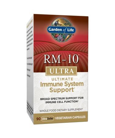 Garden of Life RM-10 Ultra Ultimate Immune System Support 90 UltraZorbe Vegetarian Capsules