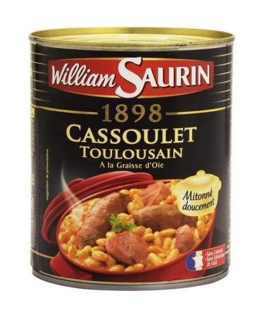 William Saurin Cassoulet Toulousain With Goose Fat 840g (pack of 6)