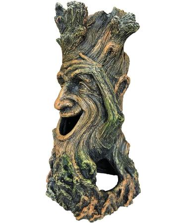 SLOCME Aquarium Tree Statue Decoration - Lifelike Tree Sculpture for Fish Tanks | Swim Through Trunk Hole - Buy Online on GoSupps.com