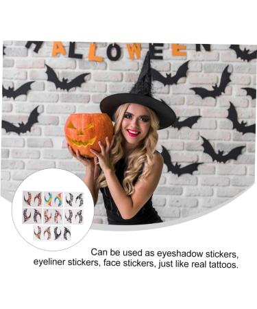 Didiseaon 24 Pairs Eye Shadow Eyeliner Stickers Make up Face Jewel Face Decor Double Eyelid Glue Eyeshadow - Buy Online on GoSupps.com