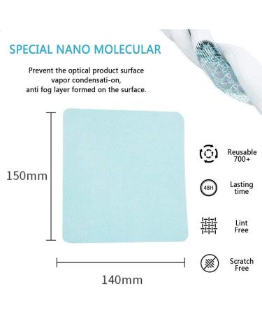 SAIGO Anti-Fog Cloth - Microfiber Wipes for Glasses Sunglasses Camera Lenses & More | Prevent Fogging 3 Count Pack - Buy Online on GoSupps.com