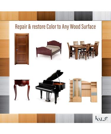 Katzco Furniture Repair Kit Wood Markers - Set of 17 for Stains, Scratches, and Touch-Ups - Ideal for Floors, Tables, and Carpentry Projects - Buy Online on GoSupps.com