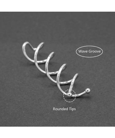20pcs Silver Mini Metal Spiral Hair Pins - Small Bobby Bun Pins for Women's DIY Hairstyles - Buy Online on GoSupps.com