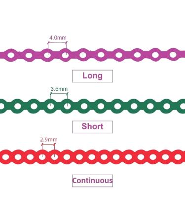 Buy 15Ft Orthodontic Elastic Power Chains - Green Dental Rubber Chain for Braces - Ultra Power Continuous Chains - Buy Online on GoSupps.com