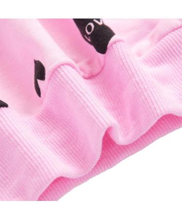 Girls Toddler Heart Print Hoodie Top + Leggings Set 5-6 Yrs - Pink - Buy Online on GoSupps.com
