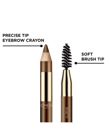 L'Oreal Brow Stylist Designer Pencil 310 Brunette - Eyebrow Makeup 0.045 oz - Buy Online on GoSupps.com