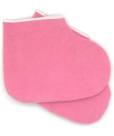 Fivekim 2pcs Paraffin Wax Protector Spa Hand & Foot Gloves - Warmer Beauty Therapy Foot Covers - Pink - Buy Online on GoSupps.com