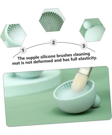 Beavorty Cleanser of Makeup Brush Face Makeup Cleaning Tool Cleaning Scrubber Cosmetic Brush Cleaning Pad Cosmetic Brush Cleaner Brush Cleaning Mat Scrubber Cleaner - Buy Online on GoSupps.com